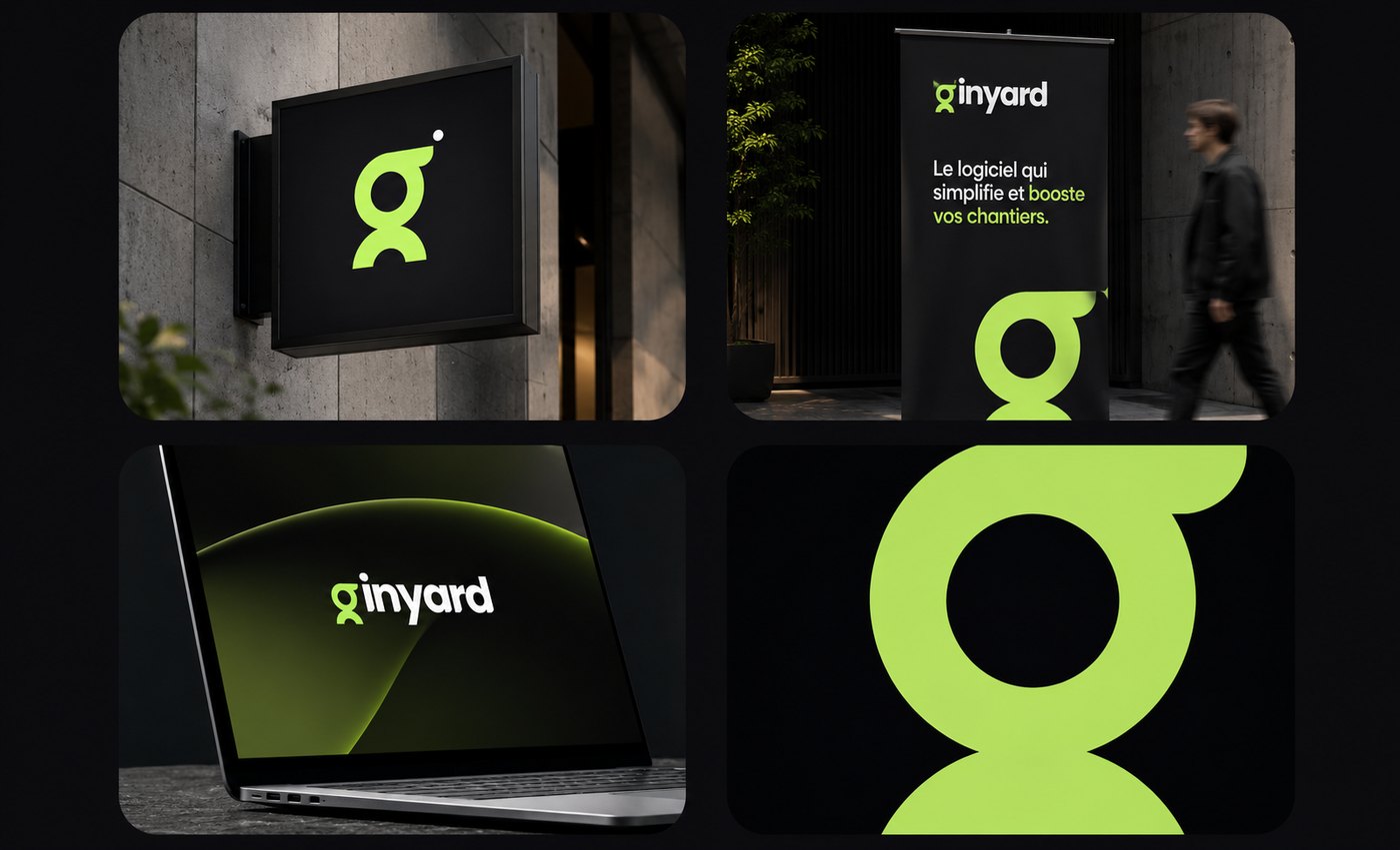 Identité visuelle Ginyard par Arkn Studio